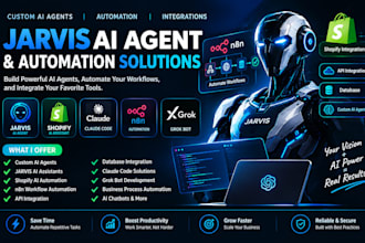 jarvis ai agent shopify jarvis ai assistant claude code n8n automation grok bot