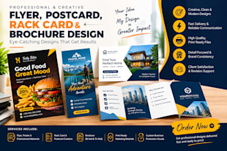 do flyer design postal design brochure real estate postcard postal stamp design