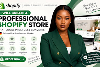 design redesign your german shopify store website german wordpress website