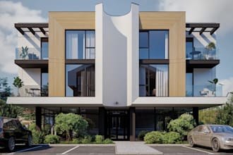 redesign 3d exterior facades for australian houses and duplexes with cgi render