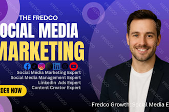 be your social media marketing manager, social media content