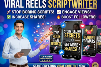 write viral reels script and content