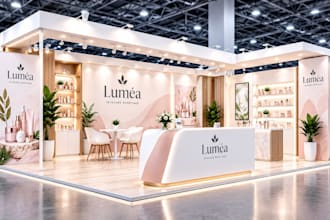 design exhibition display graphics, backdrops, banners and large format artworks