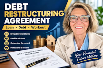 draft debt restructuring agreement, loan workout and settlement contract