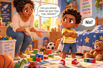 do ready to publish fully illustrated book for kids