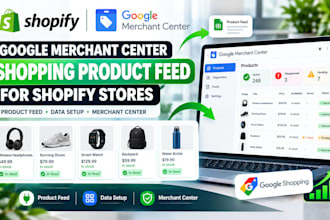create google merchant center shopping product feed for your shopify store