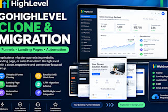 clone gohighlevel website or copy landing page and replicate ghl sales funnel VA