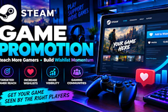 promote your steam game for more wishlist