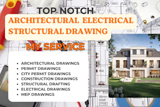 do architectural electrical structural autocad permit mep hvac cad drafting