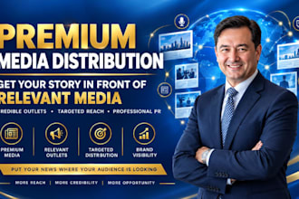 distribute press releases to premium media outlets and real journalists