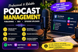 manage your podcast publishing SEO and episode uploads