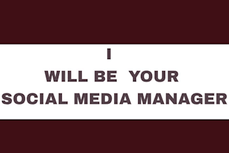 be your social media marketing expert