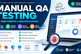 do manual QA testing for your website and web app