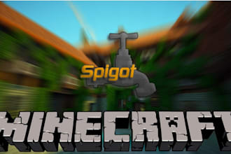 develop a custom minecraft plugin for spigot or paper server