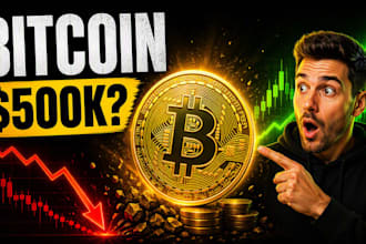 create high CTR crypto youtube thumbnails
