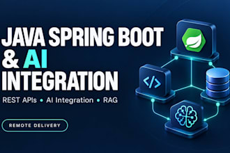 develop java spring boot apis and integrate ai into your applications