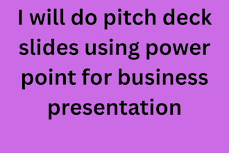 do pitch deck slides