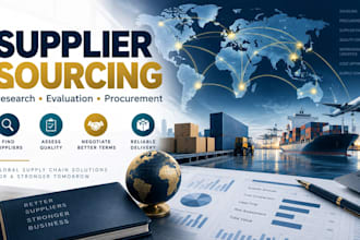 source and evaluate reliable suppliers