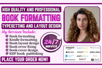 do canva ebook layout design KDP paperback formatting interior PDF book design