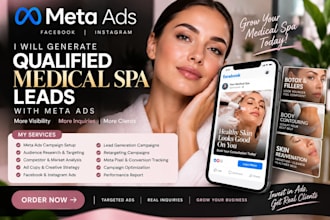 generate qualified medical spa leads with meta ads