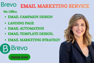 setup brevo newsletter automation email campaign landing page