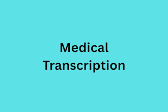 prepare and illustrate professional medical transcription