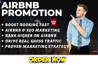 do airbnb promotion, marketing, listing optimization and vrbo