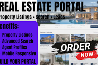 build a real estate portal and property listing website