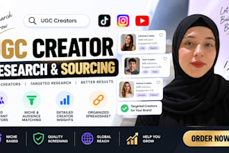 source and research ugc creators for your brand