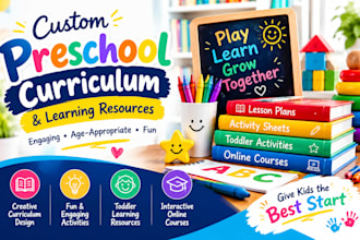 create preschool curriculum toddler activities and kids courses