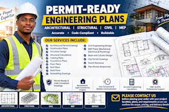 civil and structural engineer for plans calculations and structural design