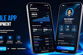 develop a custom mobile app for ios and android