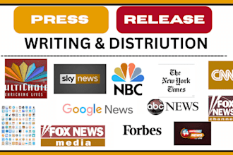 do press release writing and press release distribution