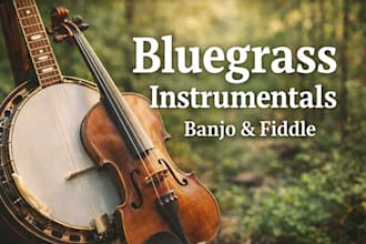 create sweet country banjo, nashville mandolin, guitar or fiddle tracks