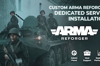 custom arma reforger dedicated server installation, arma reforger