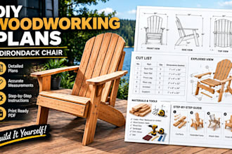 create DIY woodworking plans, cut lists and build guides in 24 hours