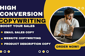 sales copywriting SEO website post content writer landing page email copywriting