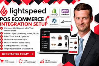 set up lightspeed pos ecommerce integration