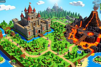 build full roblox game, roblox map, roblox scripter, roblox animation, roblox ui
