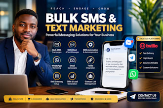 send bulk sms blast email marketing text message marketing sms campaign