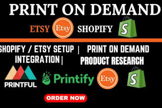 setup etsy shopify print on demand store etsy print on demand etsy store set up