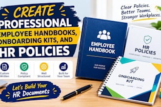 create professional employee handbooks, onboarding kits, and HR policies