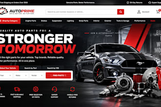 design auto part store auto part auto part website shopify store