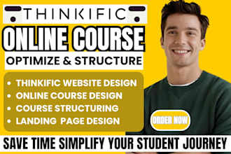 optimize your thinkific course structure, lessons, quizzes, student journey