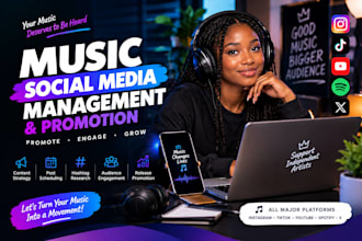do music social media manager and marketing for musician artists