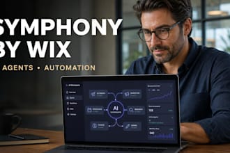 setup symphony by wix, ai wix automation, wix velo integration, wix redesign