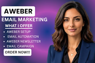 setup aweber email marketing aweber campaign aweber automation newsletter flow
