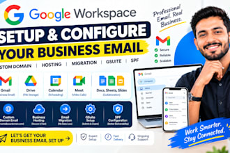 setup google workspace custom domain email business hosting migration gsuite spf