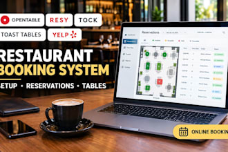 setup opentable resy tock toast tables yelp restaurant booking website