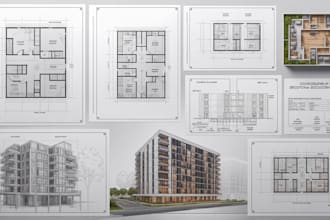 do autocad drafting, 2d floor plans, architectural drawings, blueprints